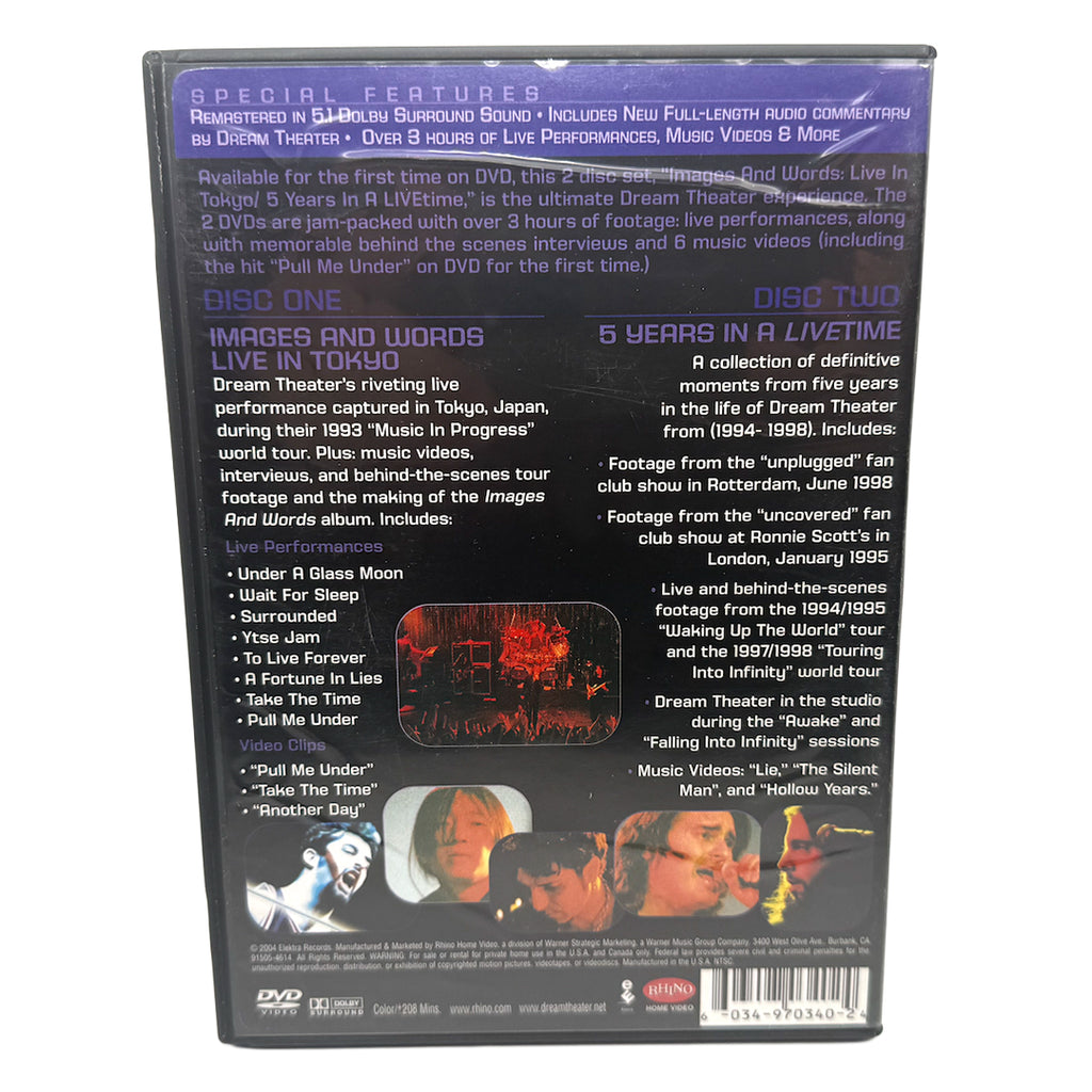 Dream Theater: Images and Words: Live in Tokyo / 5 Years in a Live Time - DVD