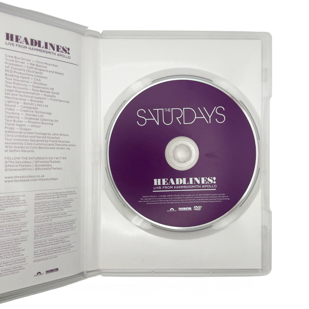 The Saturdays – Headlines! Live from Hammersmith Apollo - DVD