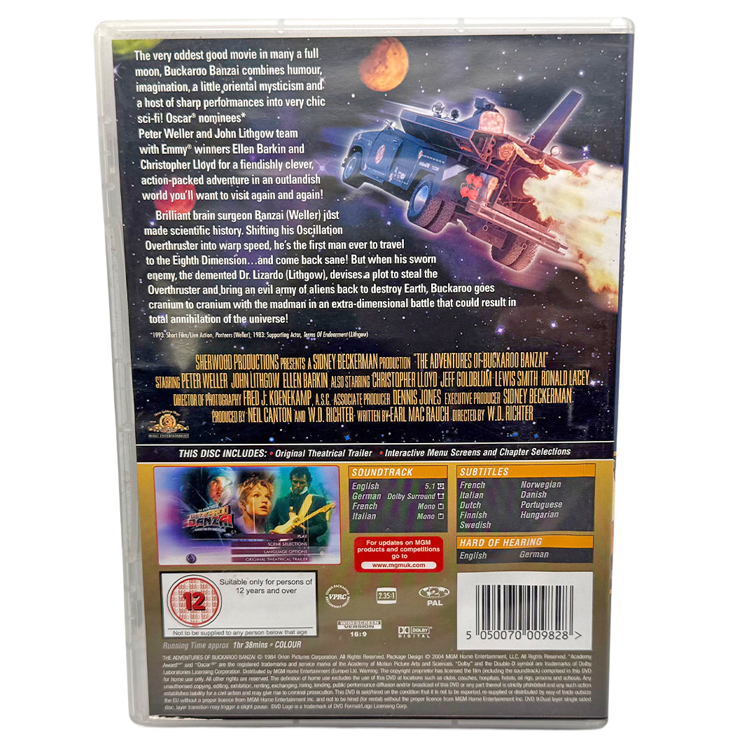The Adventures of Buckaroo Banzai Across the 8th Dimension - DVD