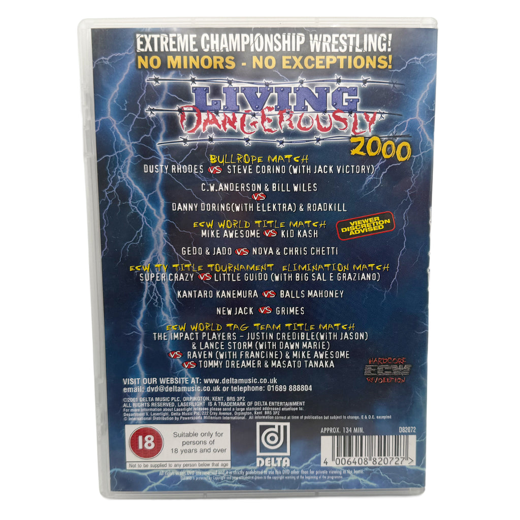 ECW Living Dangerously 2000 - DVD