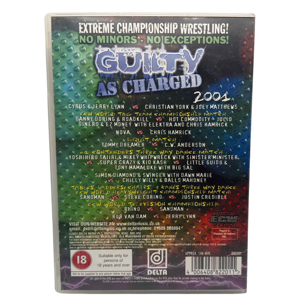 ECW Guilty as Charged 2001 - DVD