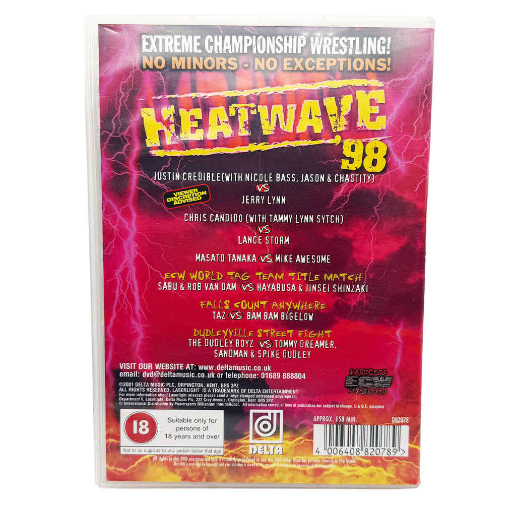 ECW Heatwave 1998 - DVD
