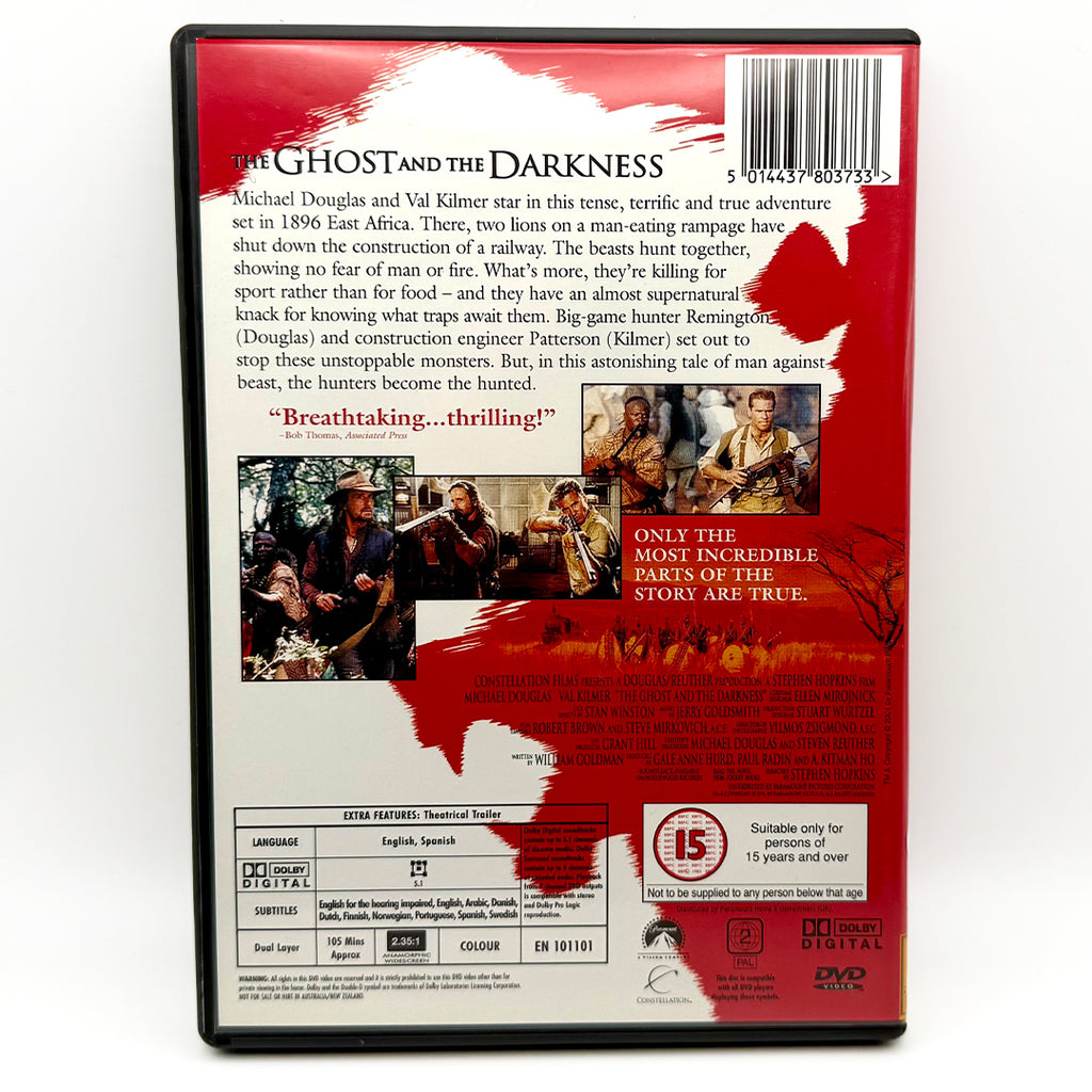 The Ghost and the Darkness - DVD