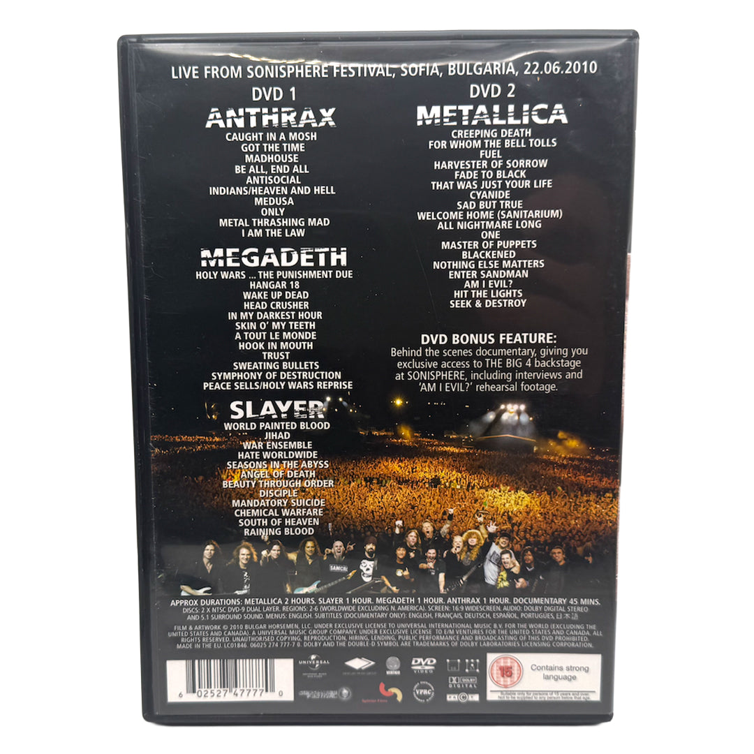 The Big 4 Metallica Slayer: Live from Sofia, Bulgaria (2-Discs) - DVD