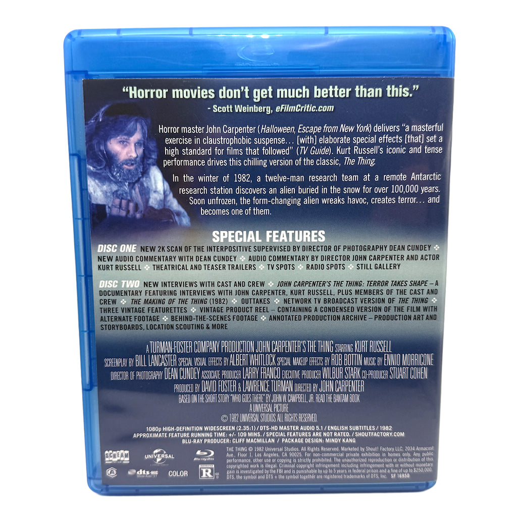 The Thing - Collector's Edition Blu-ray