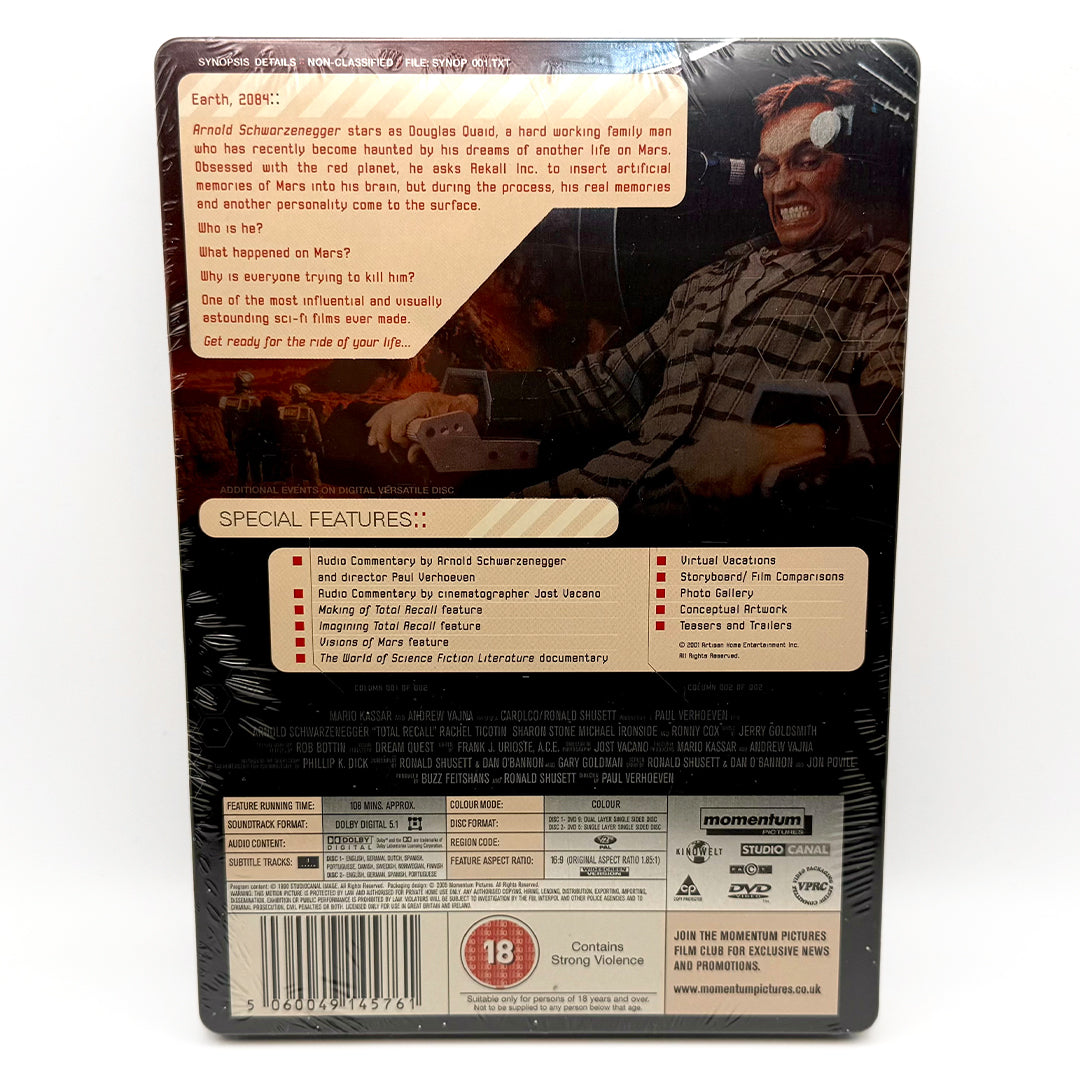 Total Recall (2-Disc Steelbook) - DVD