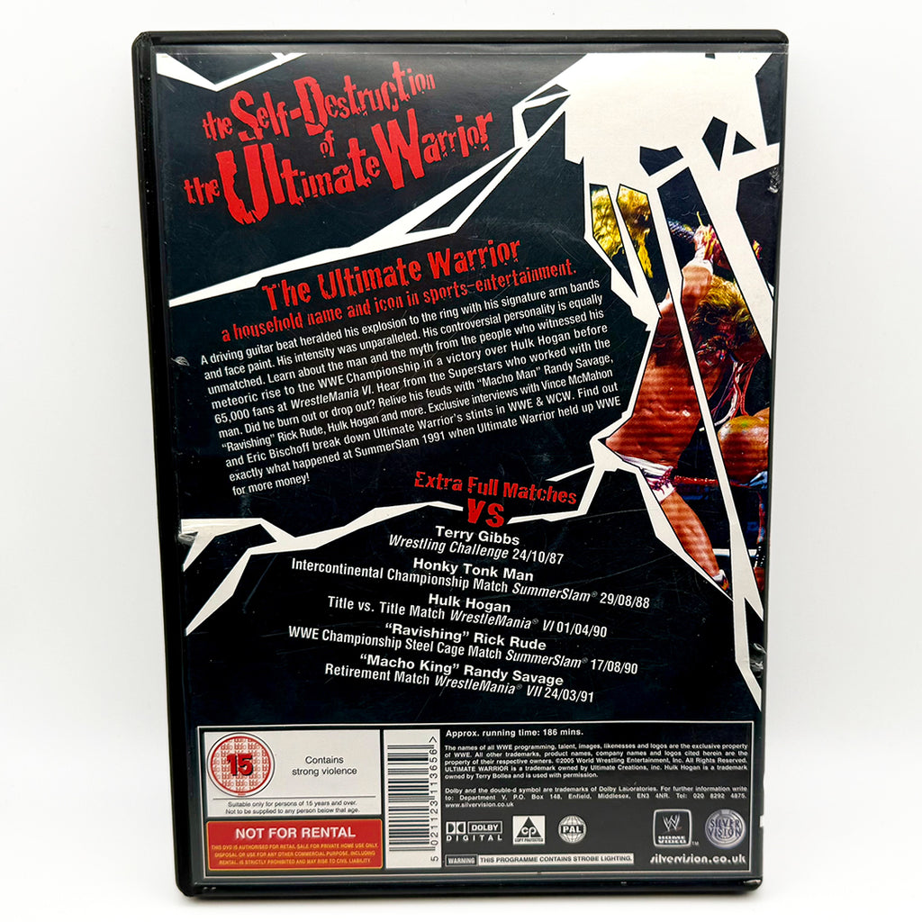 The Self-Destruction of the Ultimate Warrior - DVD